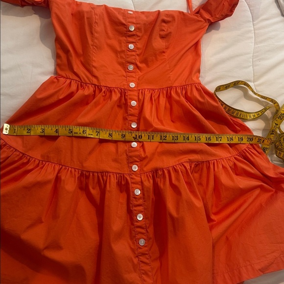 Staud orange Elio mini dress - Picture 7 of 12